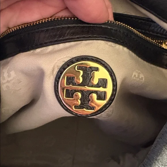Tory Burch Dena Hobo Leather Shoulder Bag - Picture 12 of 14